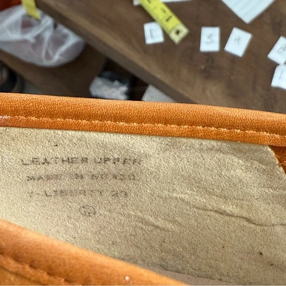 Enzo Angiolini Women's Orange Loafers - Picture 6 of 8